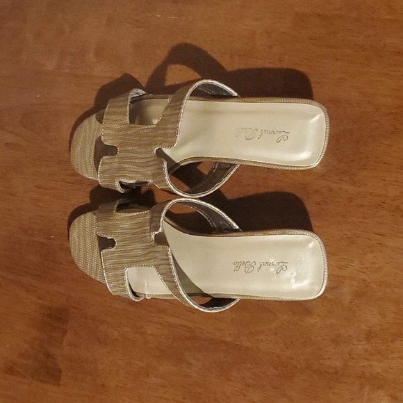 Lunnah Bella copper /brown womens slide sz 6 - Picture 4 of 5